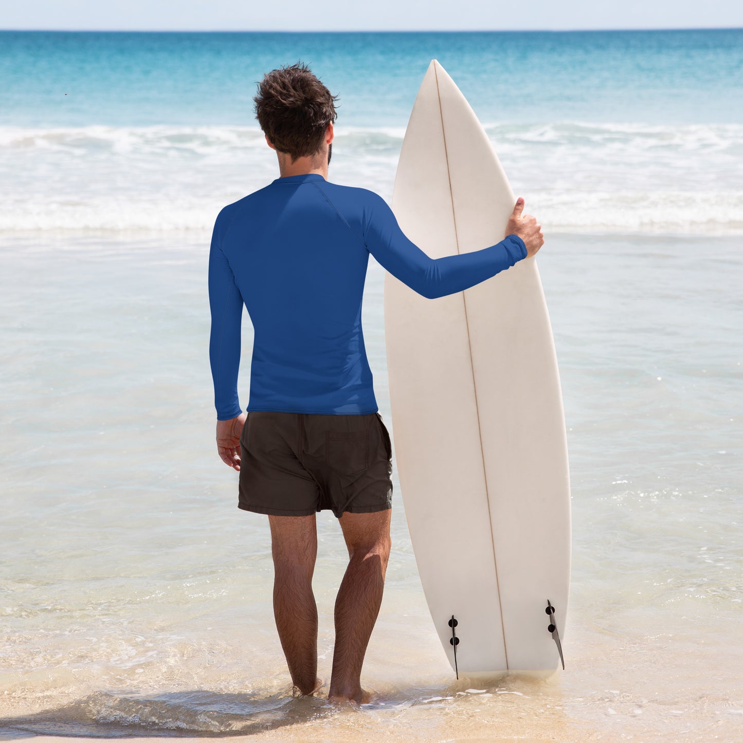 Men's Sky Blue Rash Guard