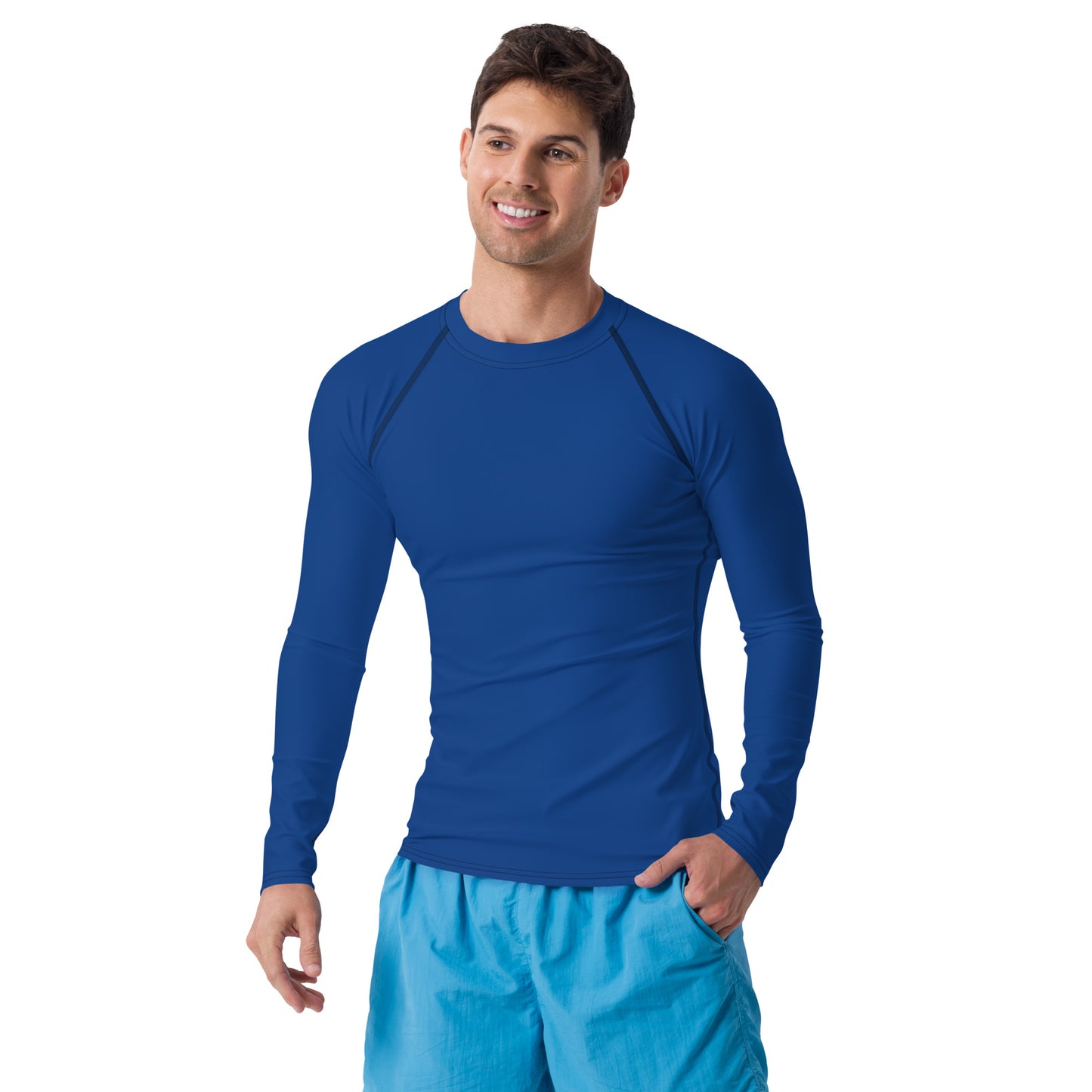Men's Sky Blue Rash Guard
