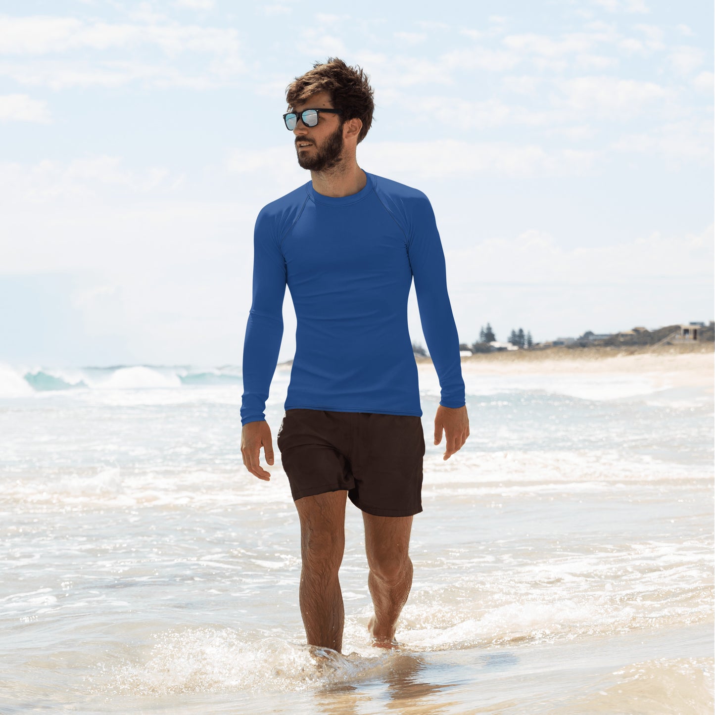 Men's Sky Blue Rash Guard