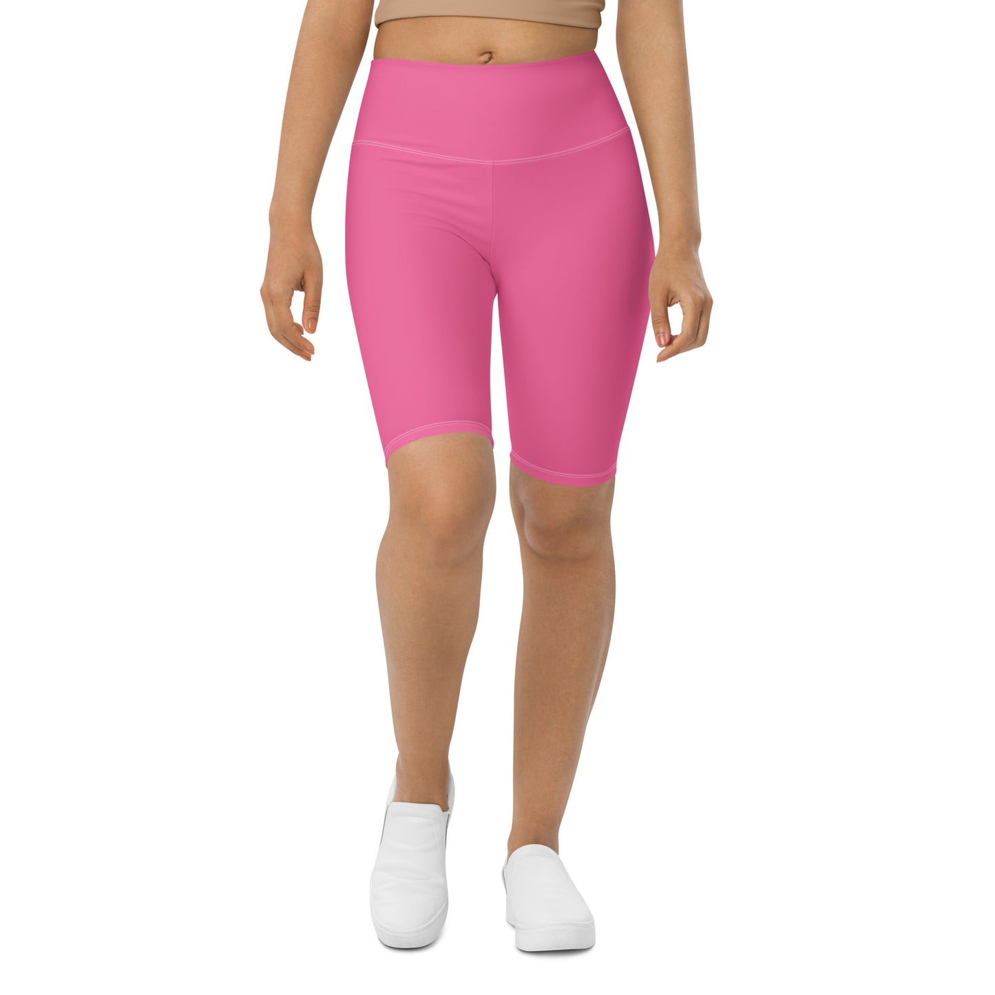 Barbie Pink High-Rise Biker Shorts