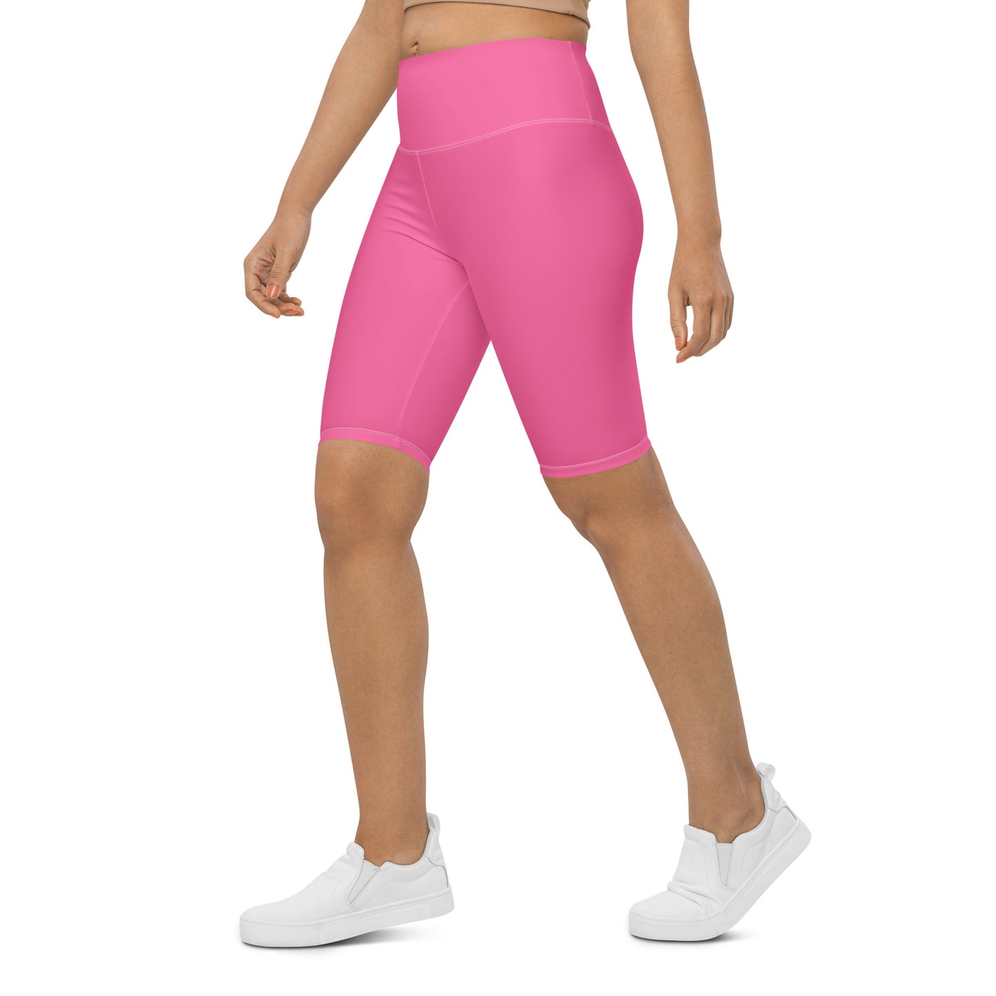 Barbie Pink High-Rise Biker Shorts