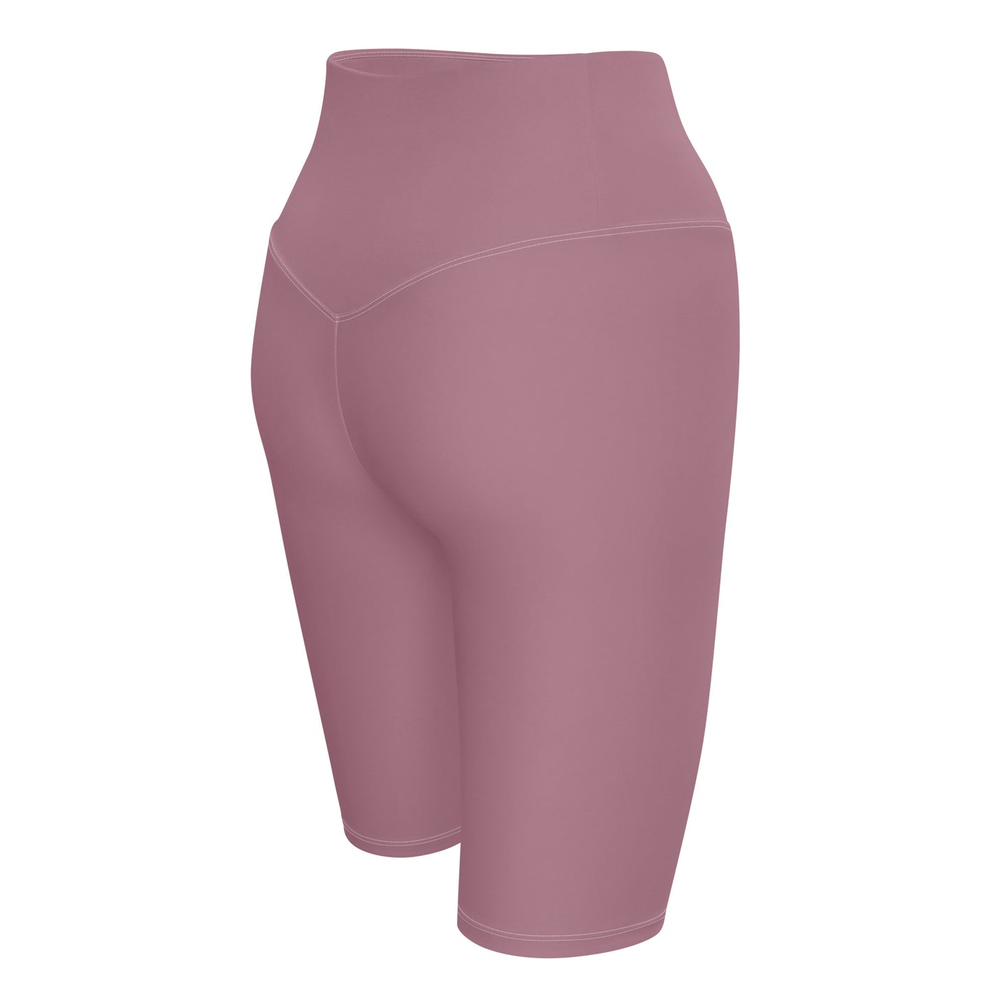 Purple Mauve High-Rise Biker Shorts