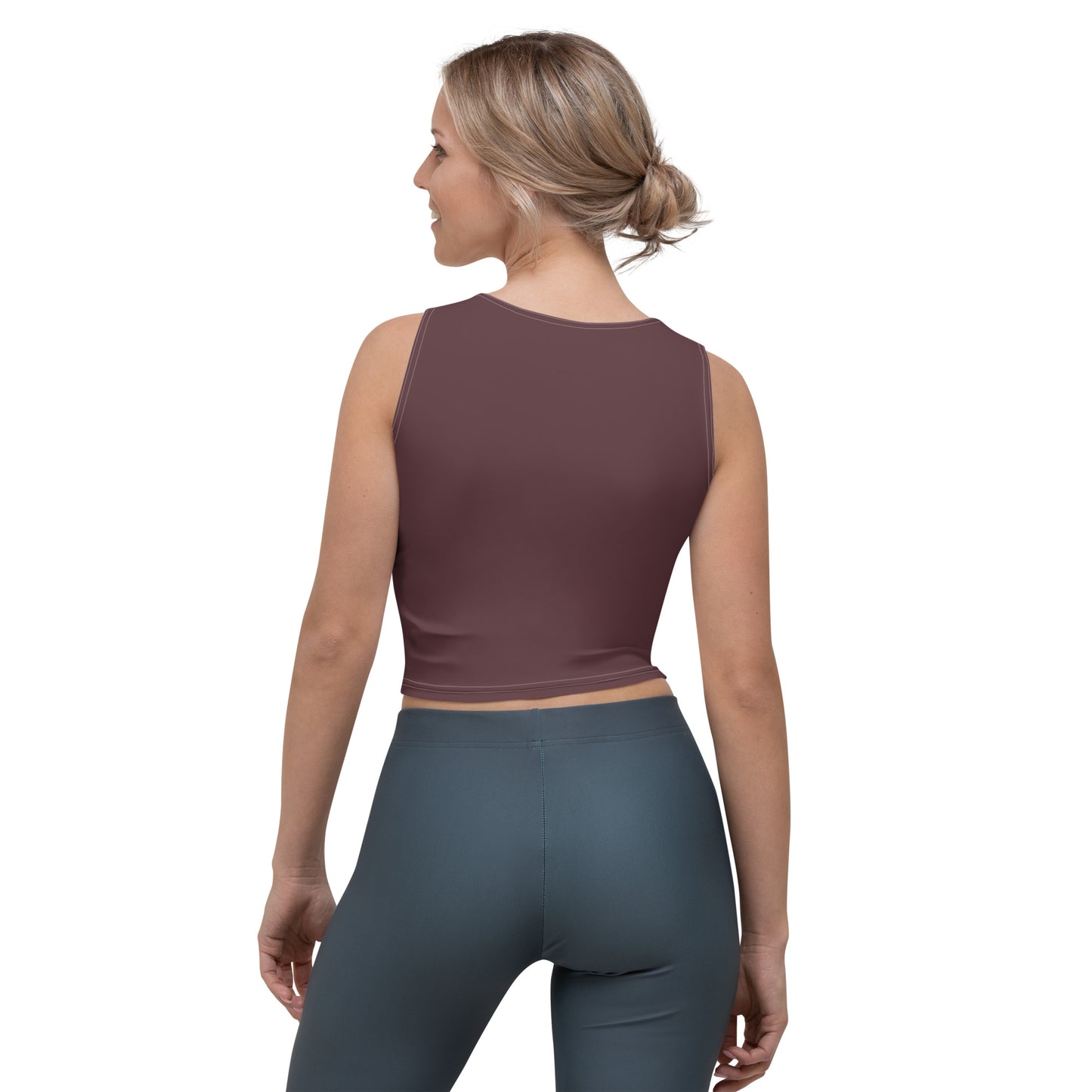 Walnut Athletic Crop Top