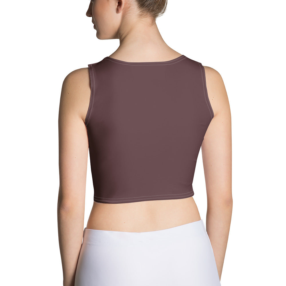 Walnut Athletic Crop Top