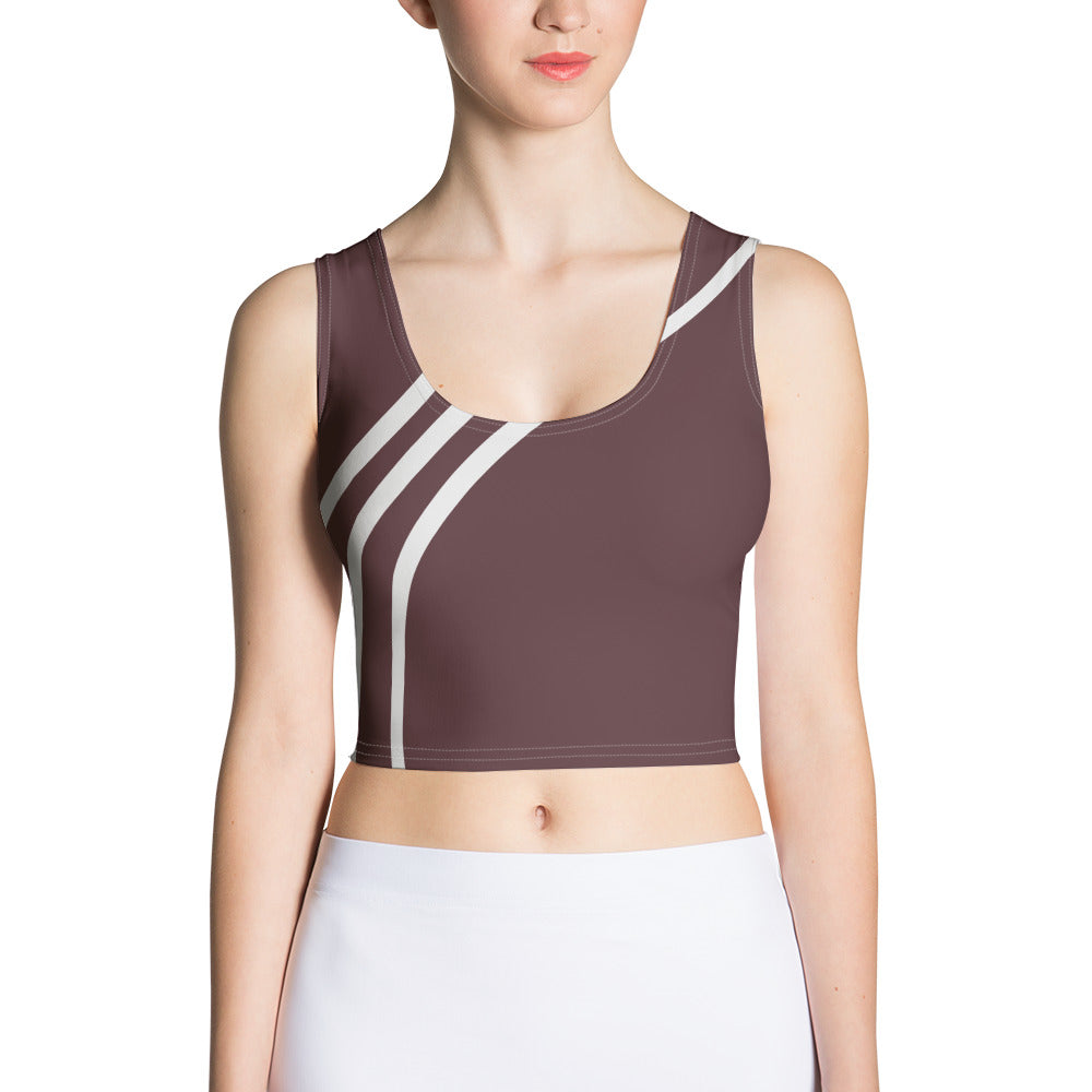 Walnut Athletic Crop Top