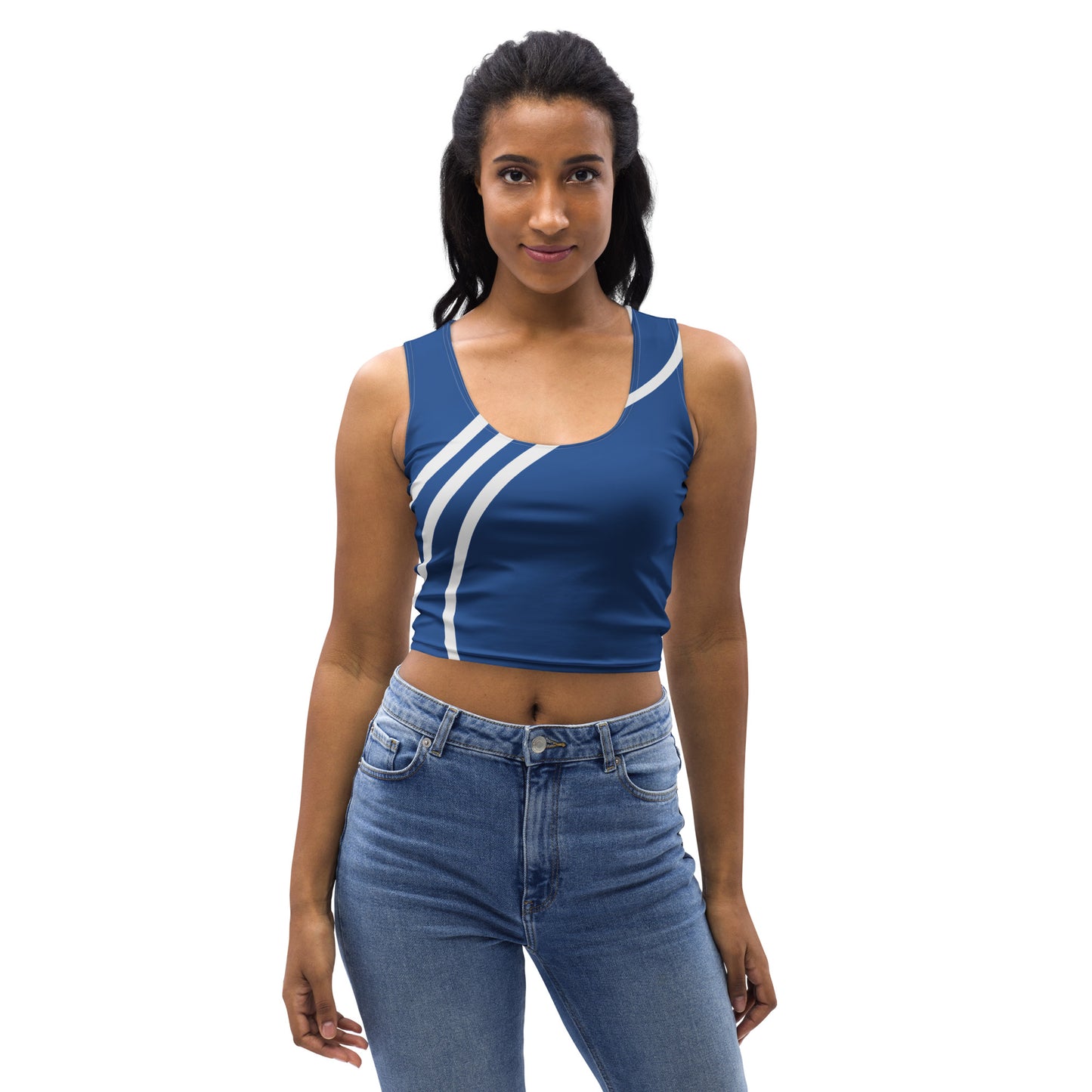 Royal Athletic Crop Top