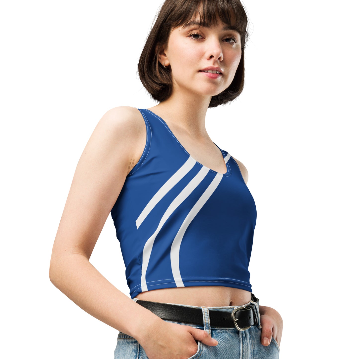 Royal Athletic Crop Top