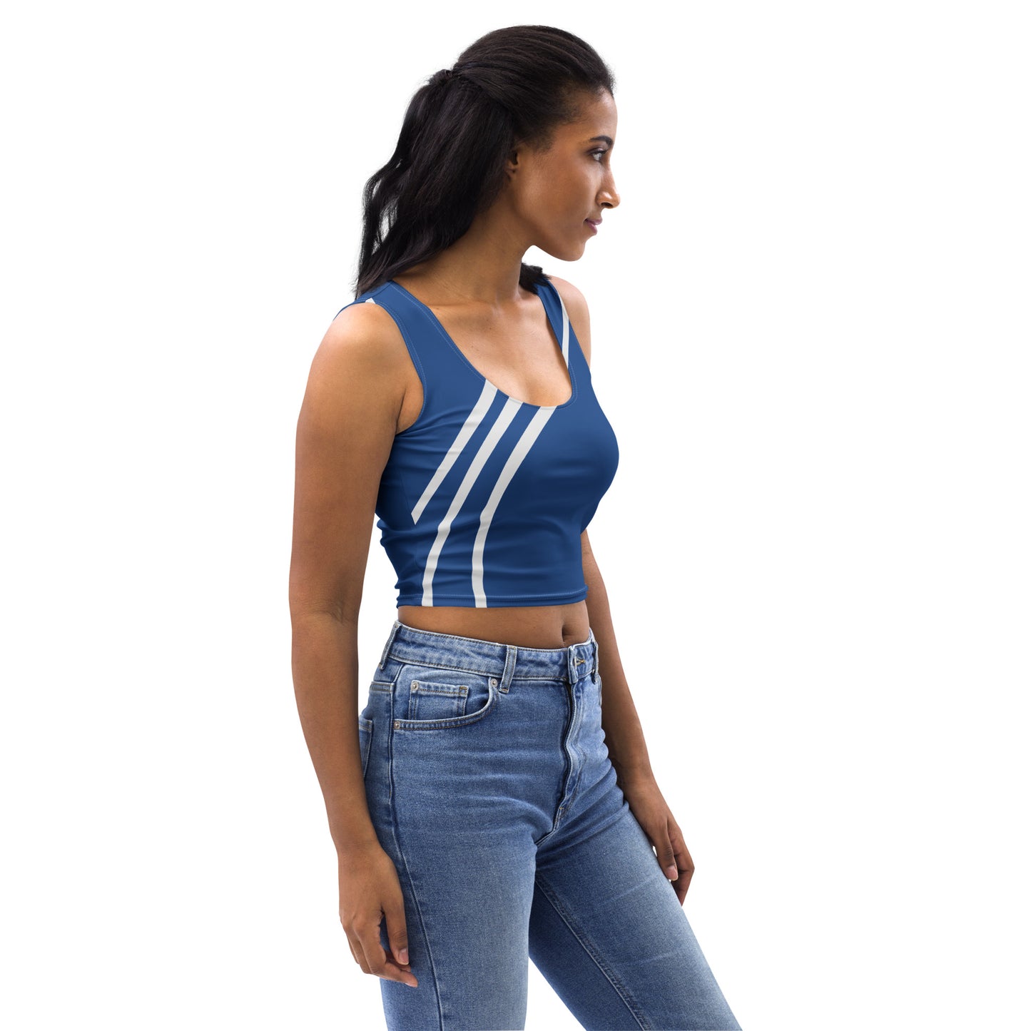 Royal Athletic Crop Top