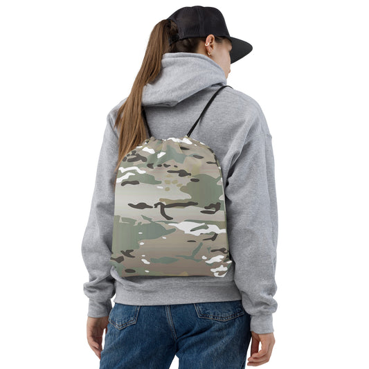 Desert Camo Drawstring Bag