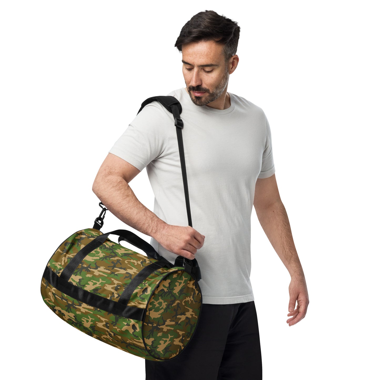 M81 Woodland Camo Gym Bag