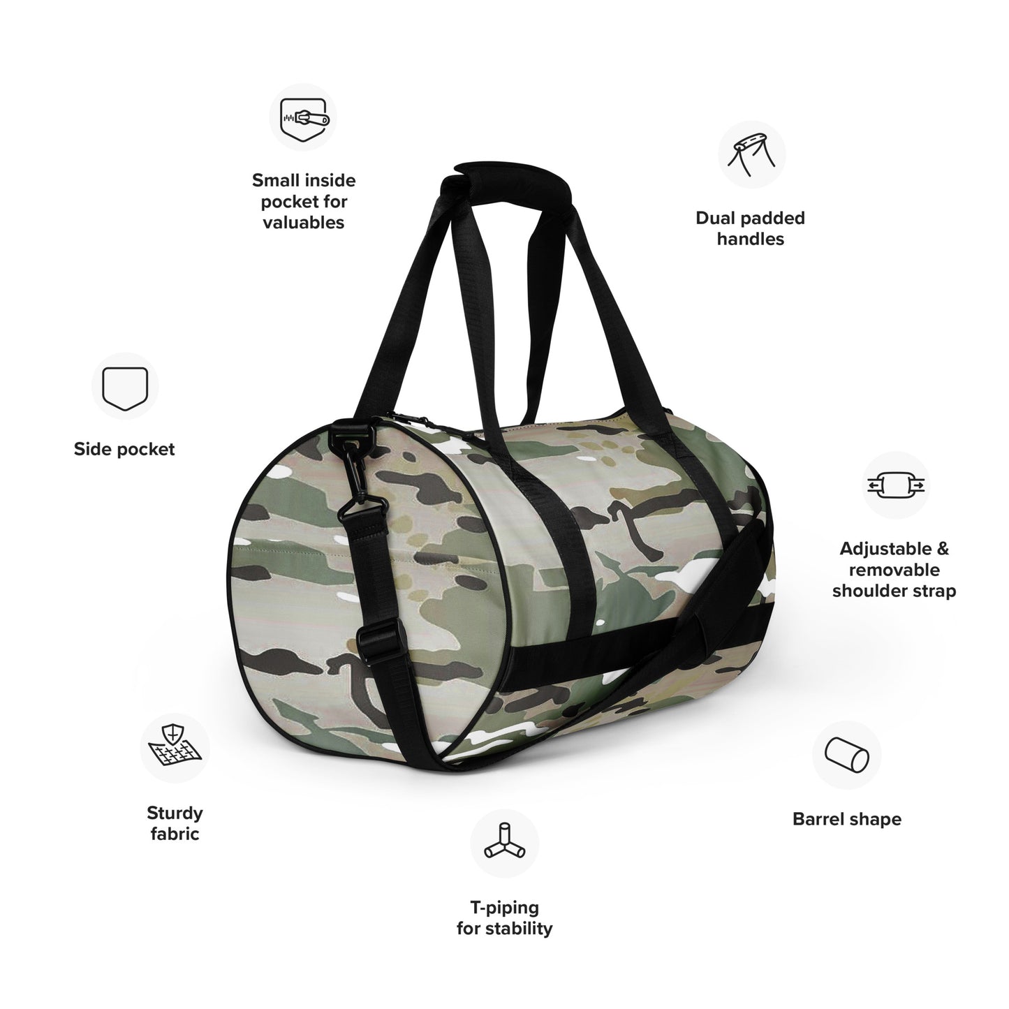 Desert Camo Gym Bag