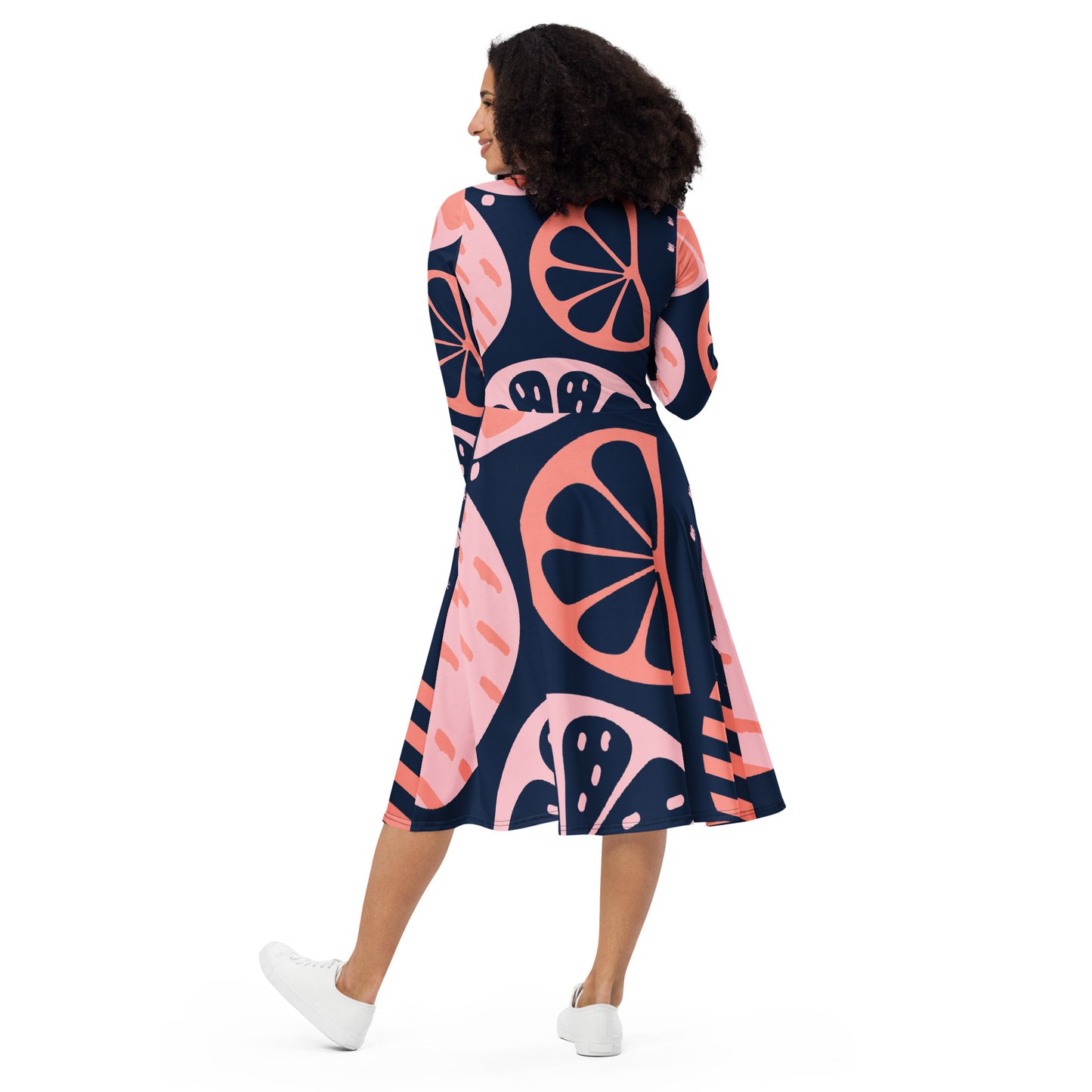 Lana Long Sleeve Midi Dress