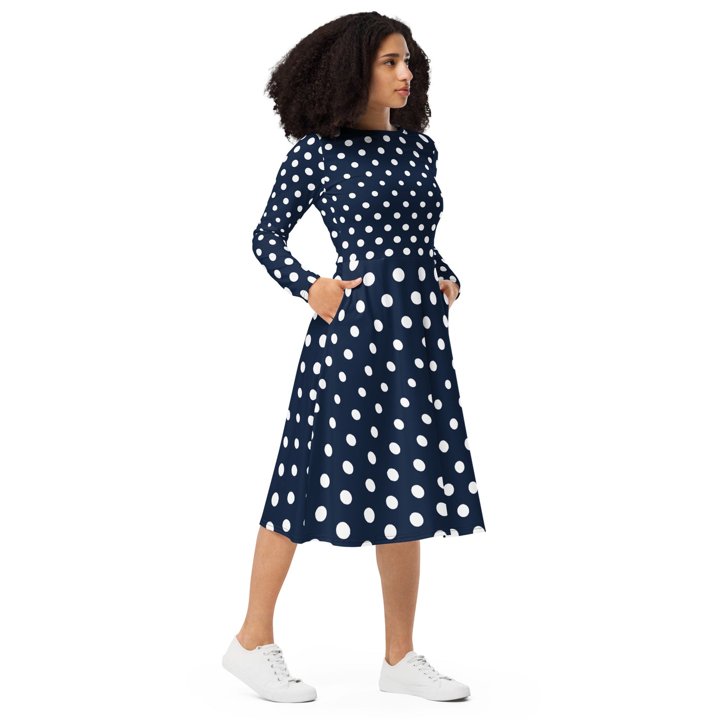 Stella Long Sleeve Midi Dress