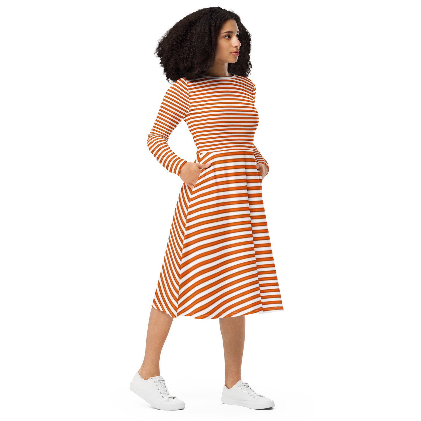 Jenna Long Sleeve Midi Dress