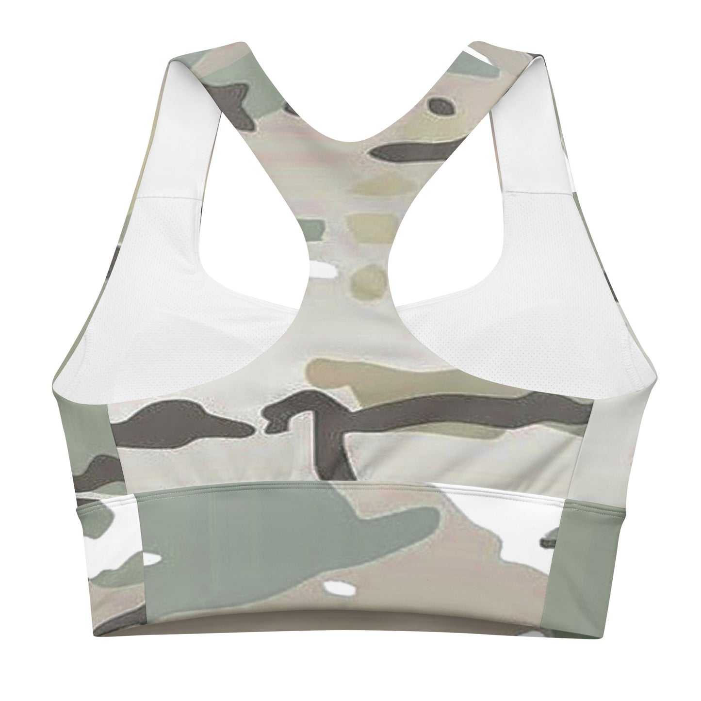 Desert Camo Longline Sports Bra