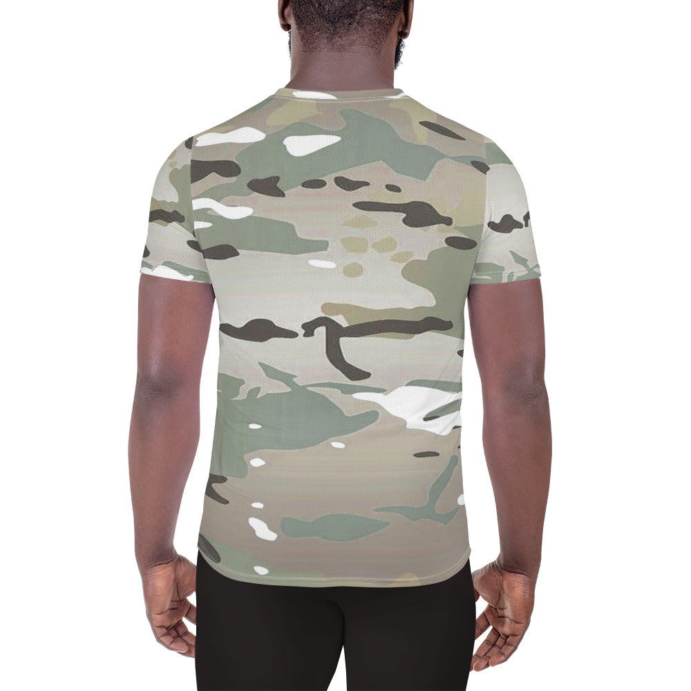 Desert Camo Men's Athletic T-Shirt