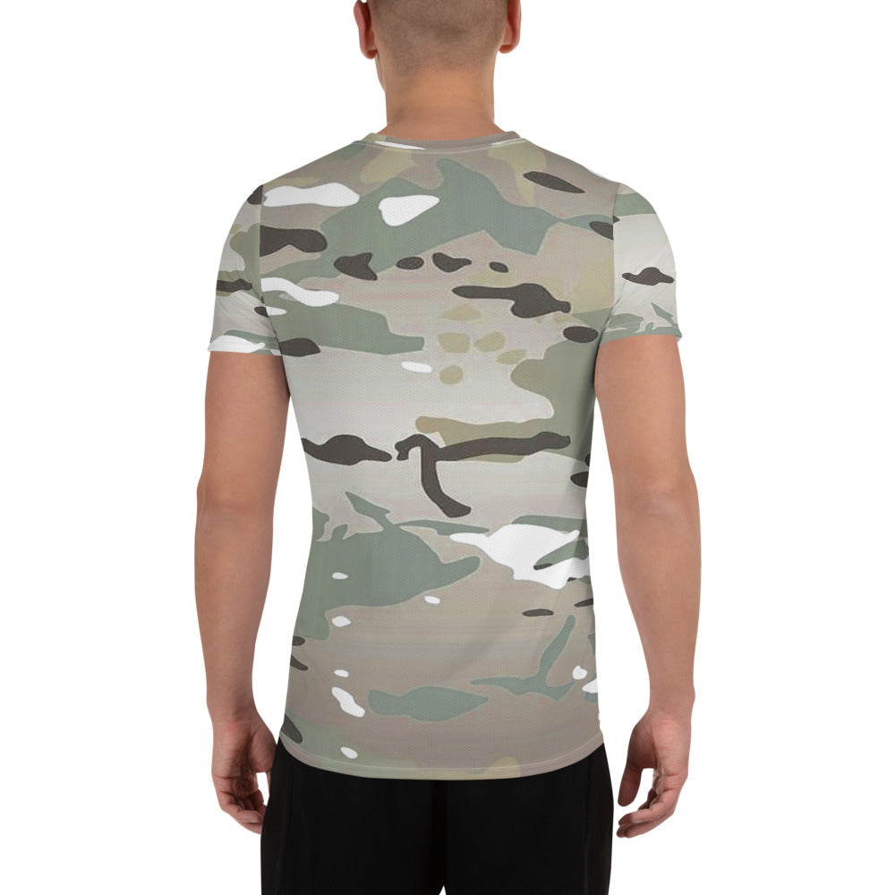 Desert Camo Men's Athletic T-Shirt