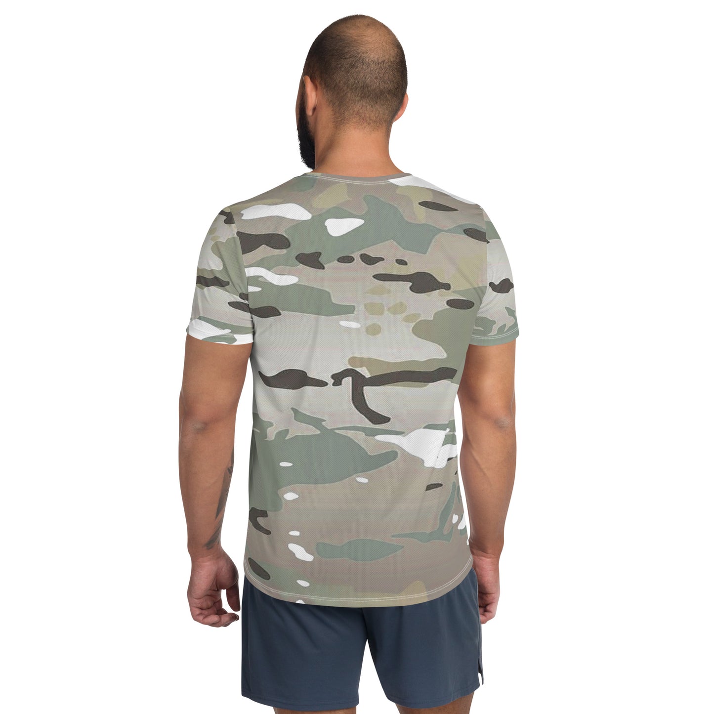 Desert Camo Men's Athletic T-Shirt