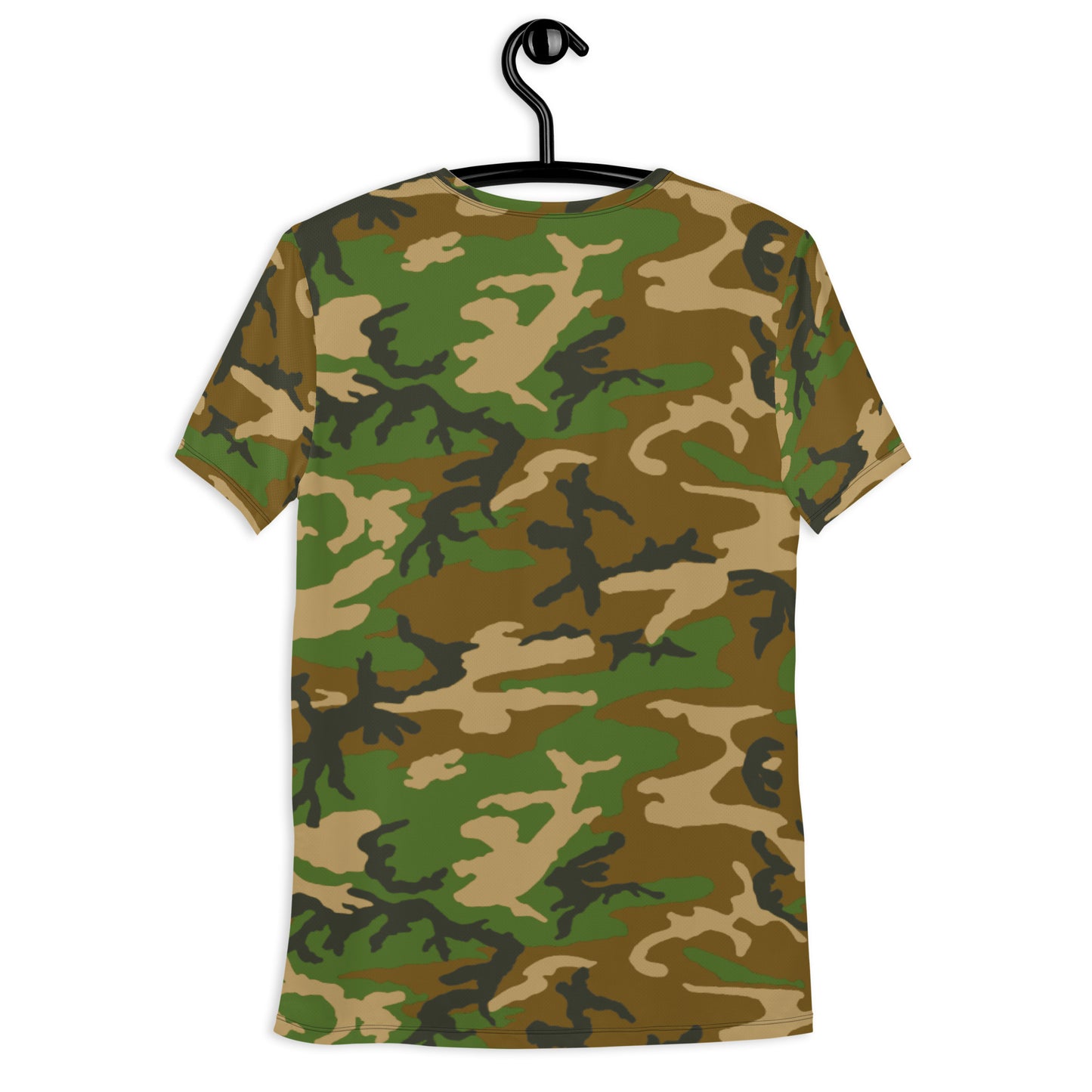 M81 Woodland Camo Men's Athletic T-shirt