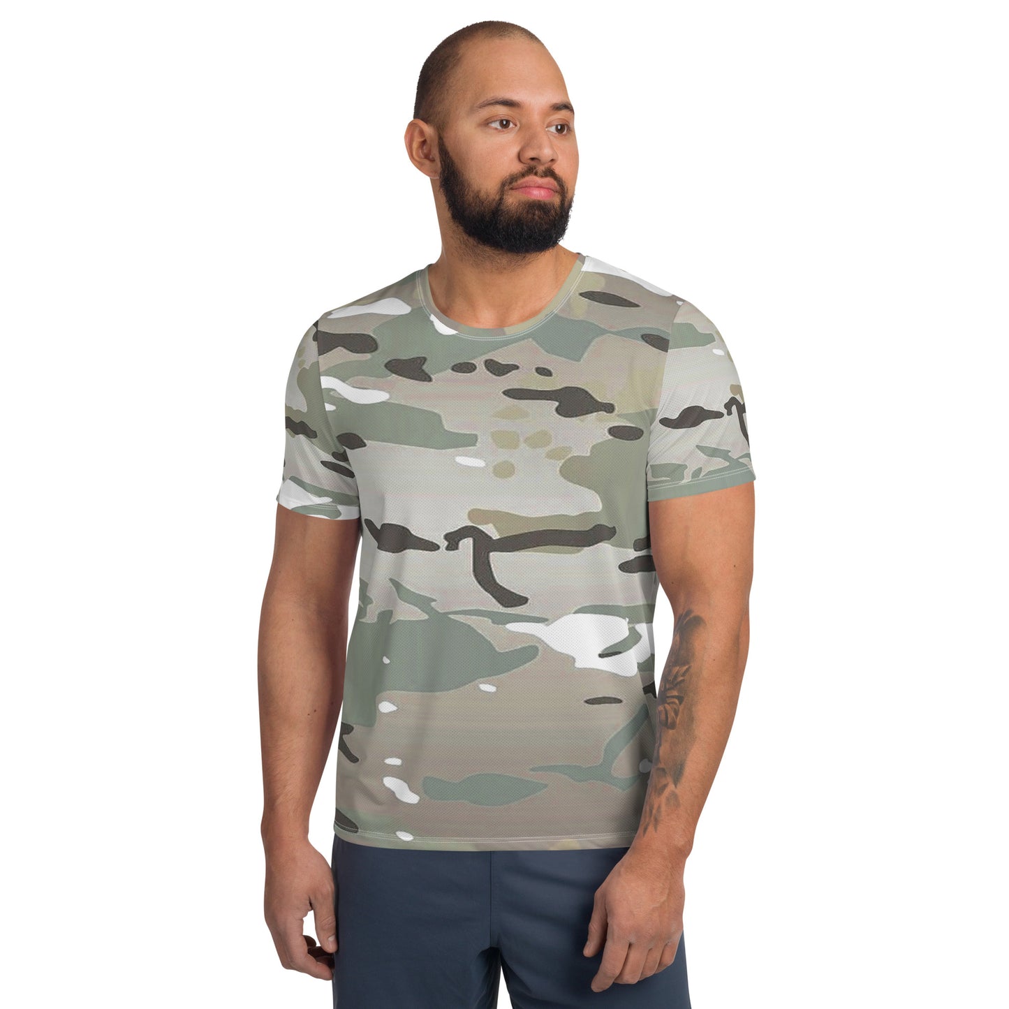 Desert Camo Men's Athletic T-Shirt