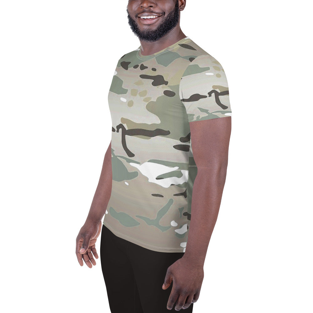 Desert Camo Men's Athletic T-Shirt