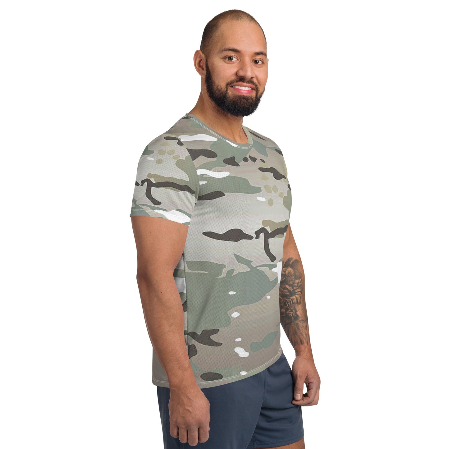 Desert Camo Men's Athletic T-Shirt