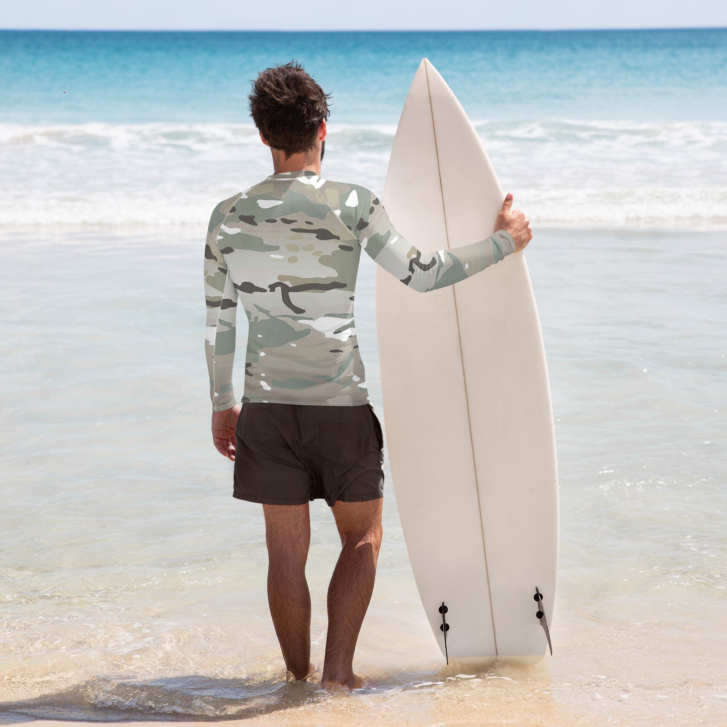 Desert Camo Men's Rash Guard