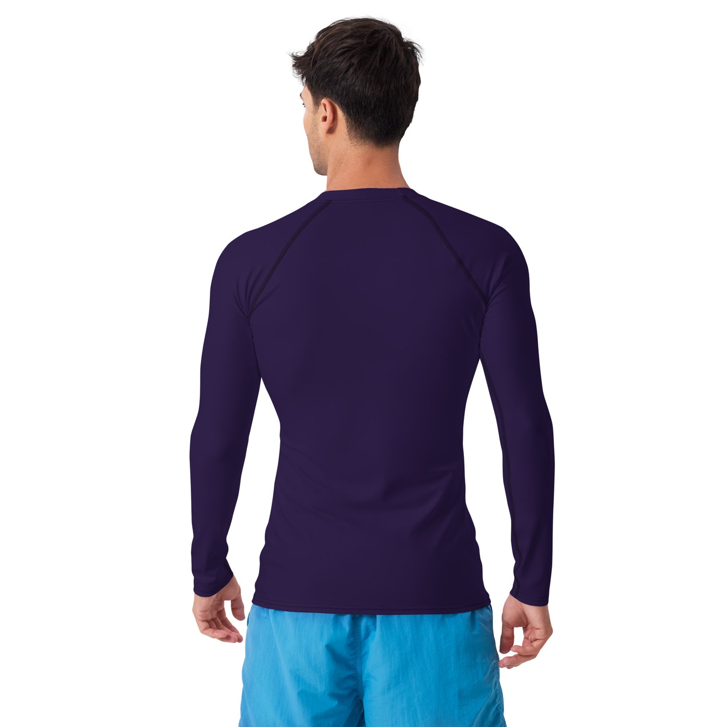 Men's Dark Purple Rash Guard