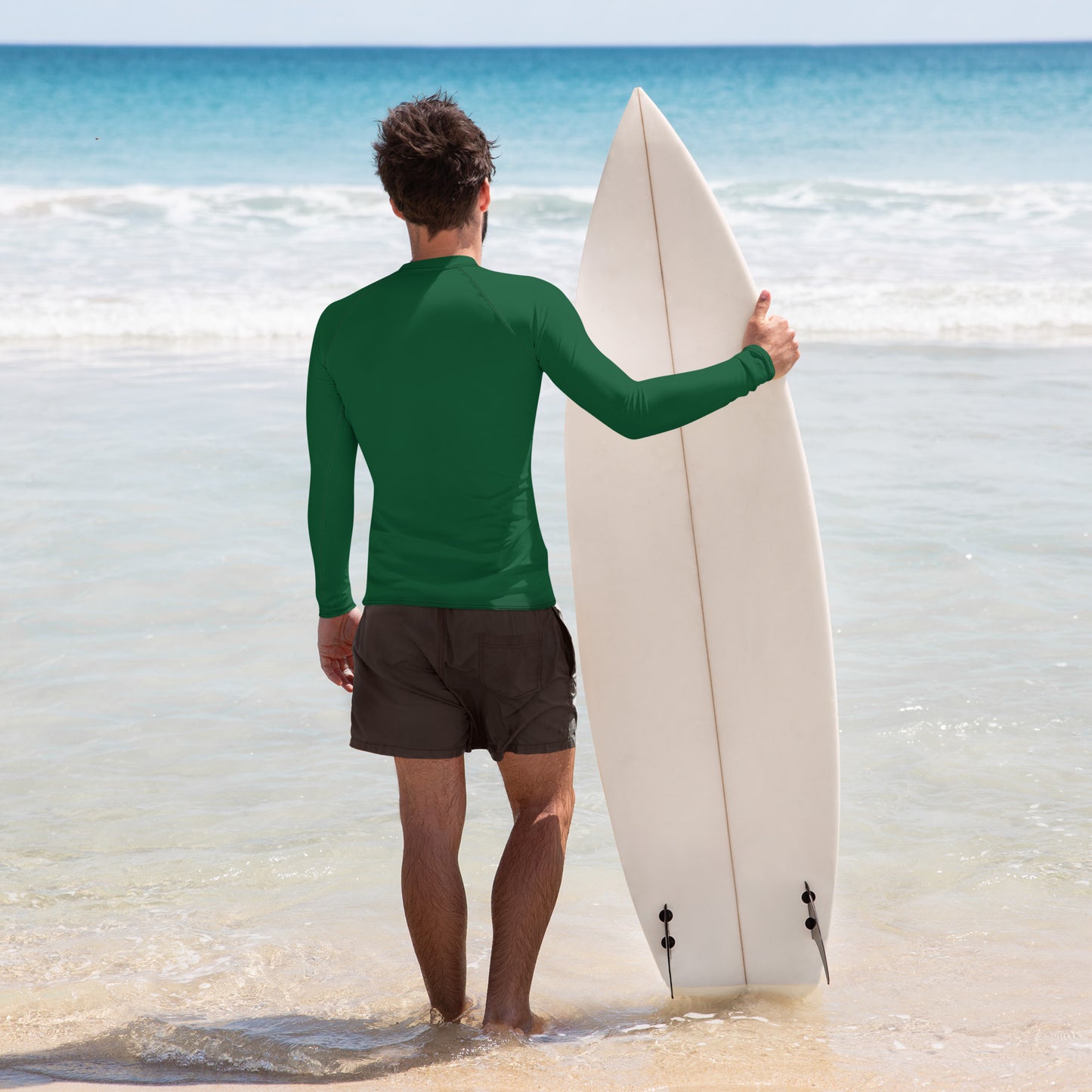 Men's Forest Green Rash Guard