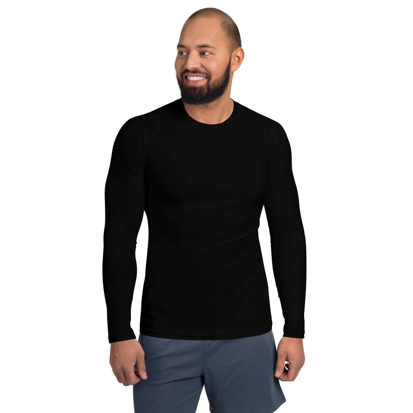 Men's Black Rash Guard