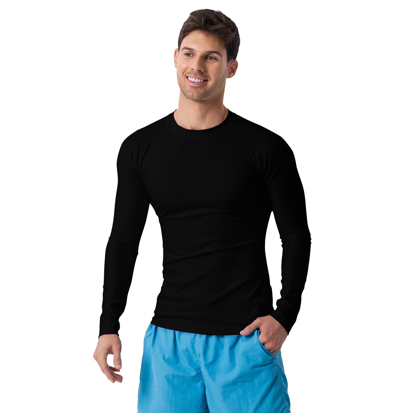 Men's Black Rash Guard