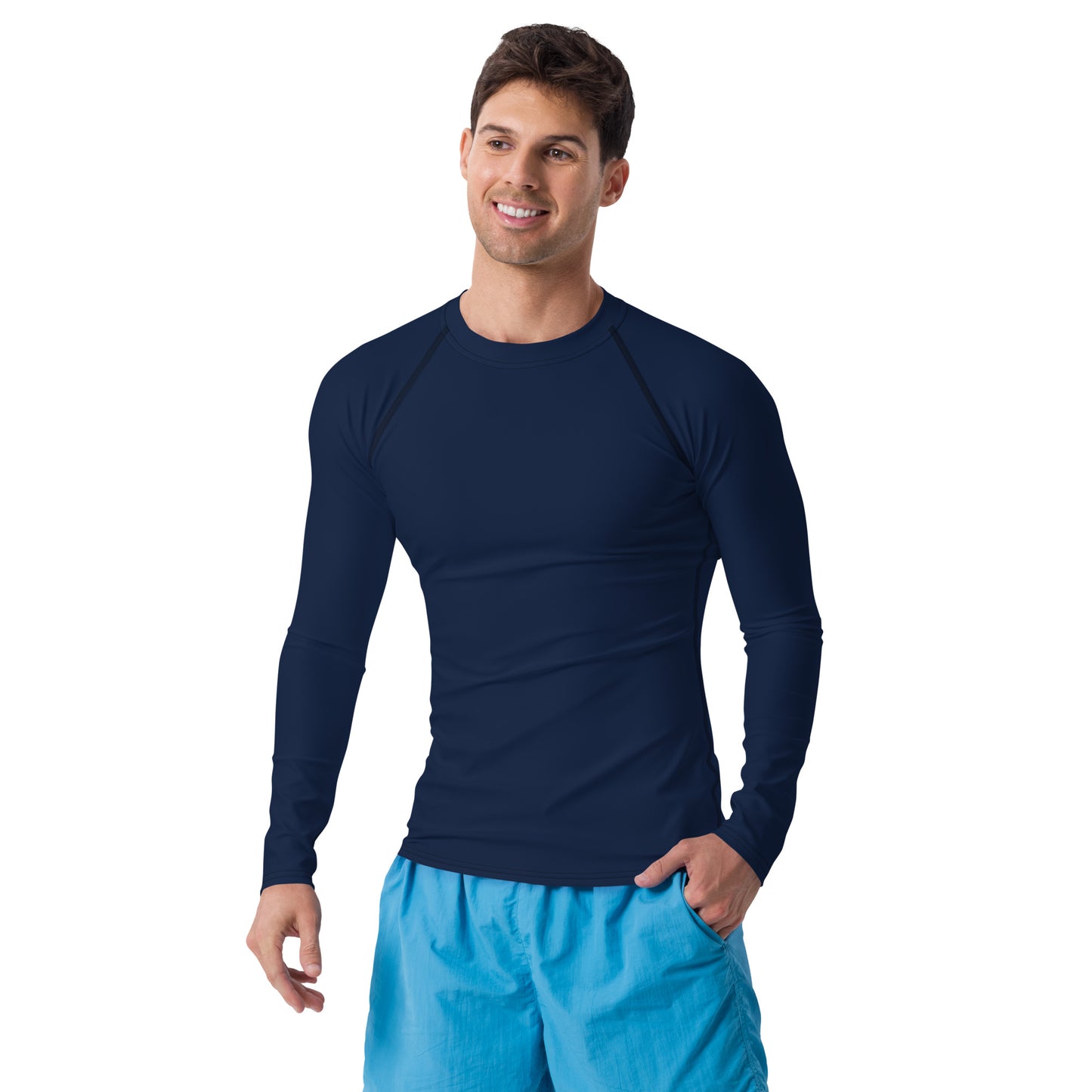 Men's Navy Rash Guard