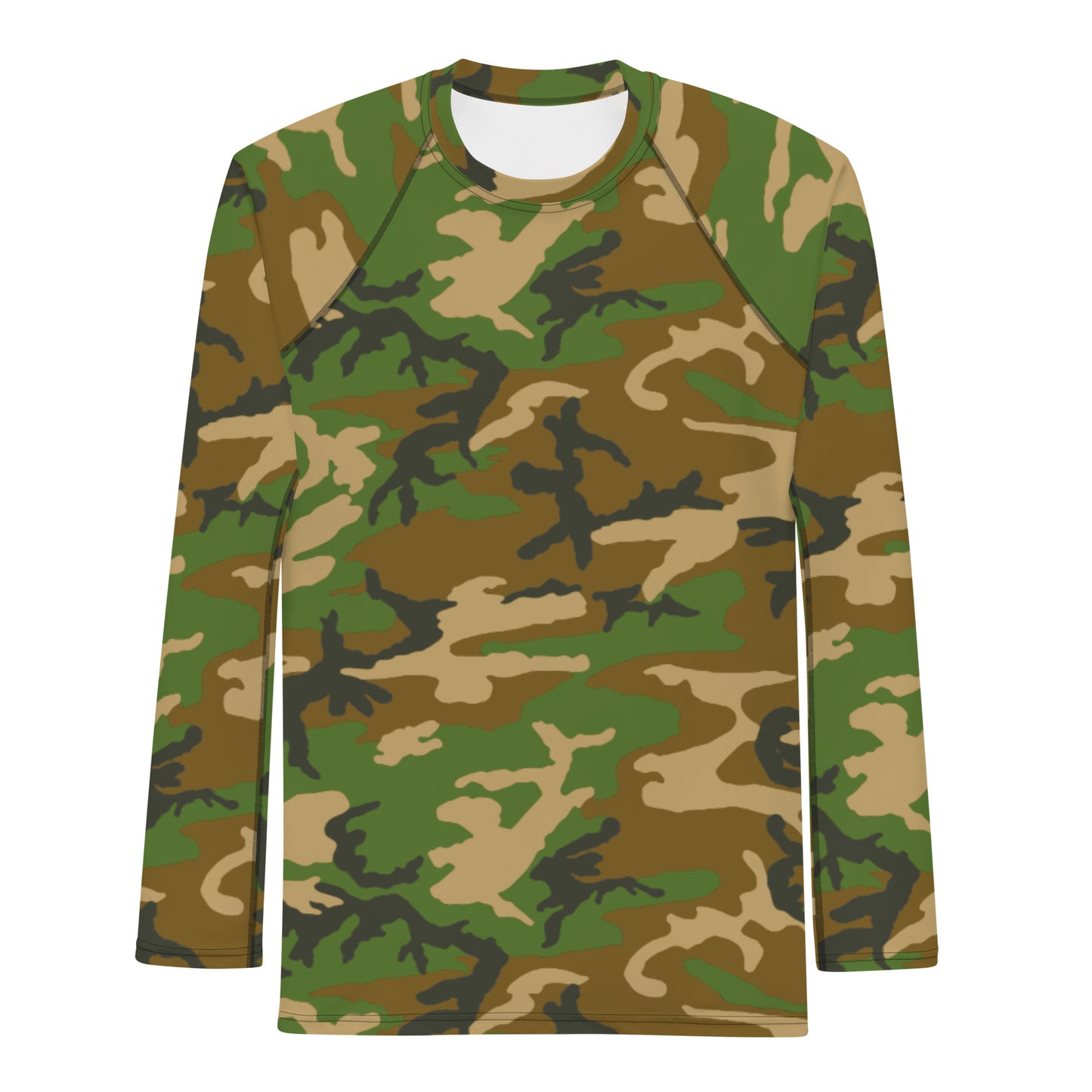 M81 Woodland Camo Men's Rash Guard