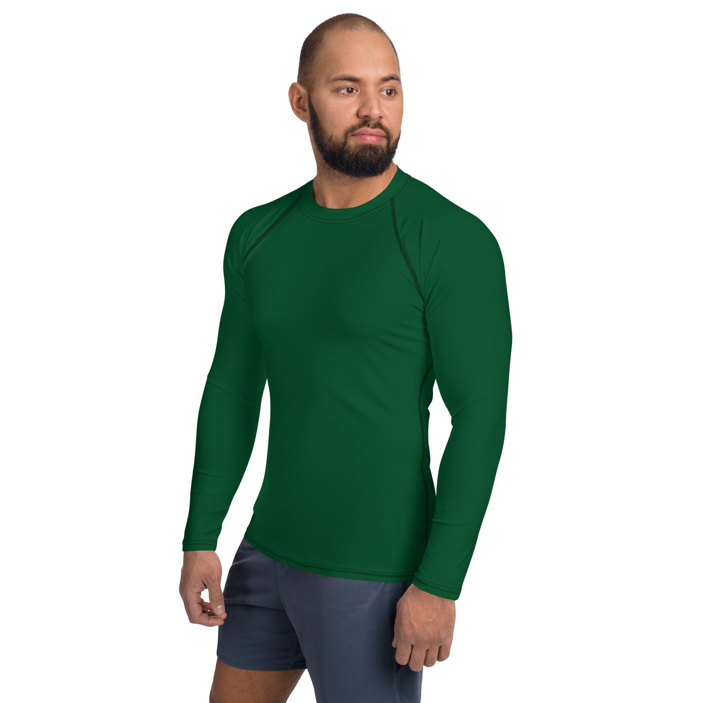 Men's Forest Green Rash Guard