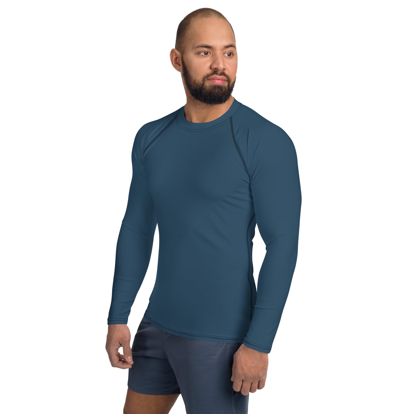 Men's Petrol Blue Rash Guard