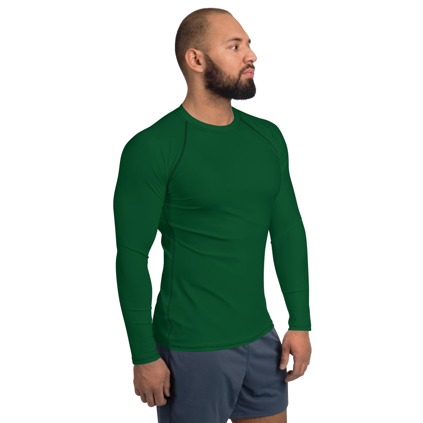 Men's Forest Green Rash Guard