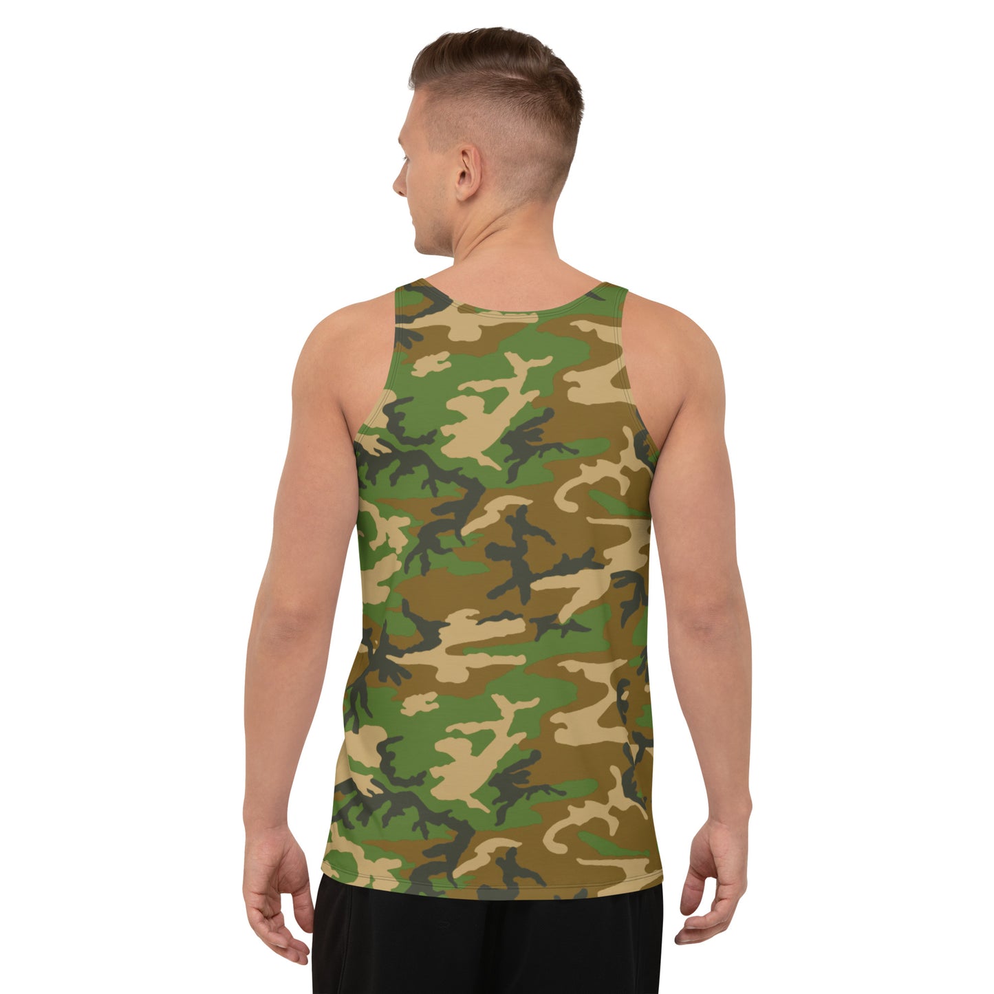 M81 Woodland Camo Unisex Tank Top