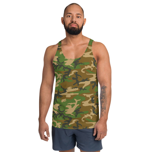 M81 Woodland Camo Unisex Tank Top