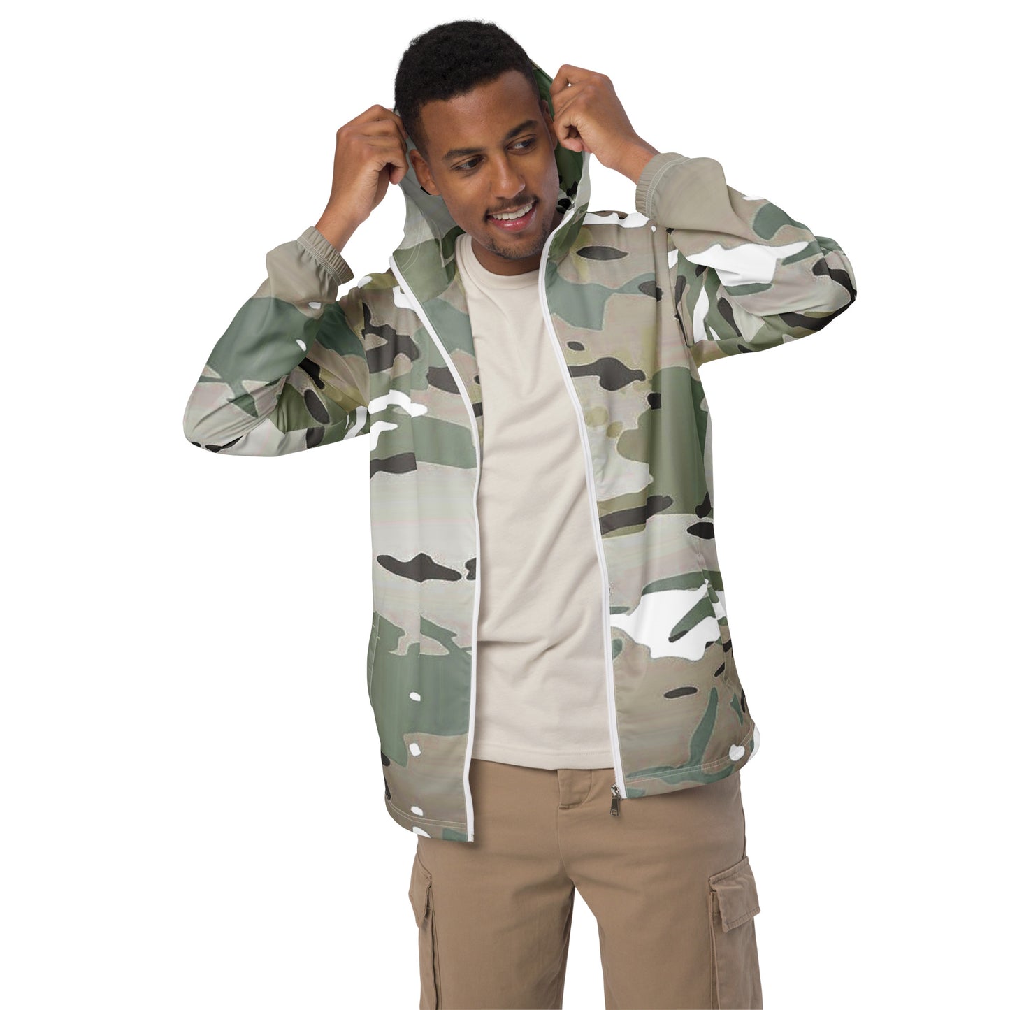 Desert Camo Men’s Windbreaker