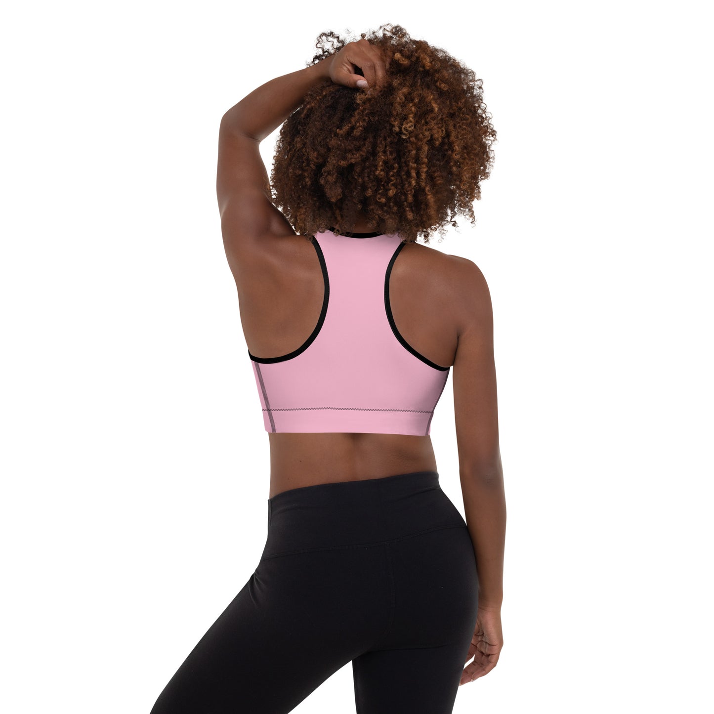 Light Pink Padded Sports Bra