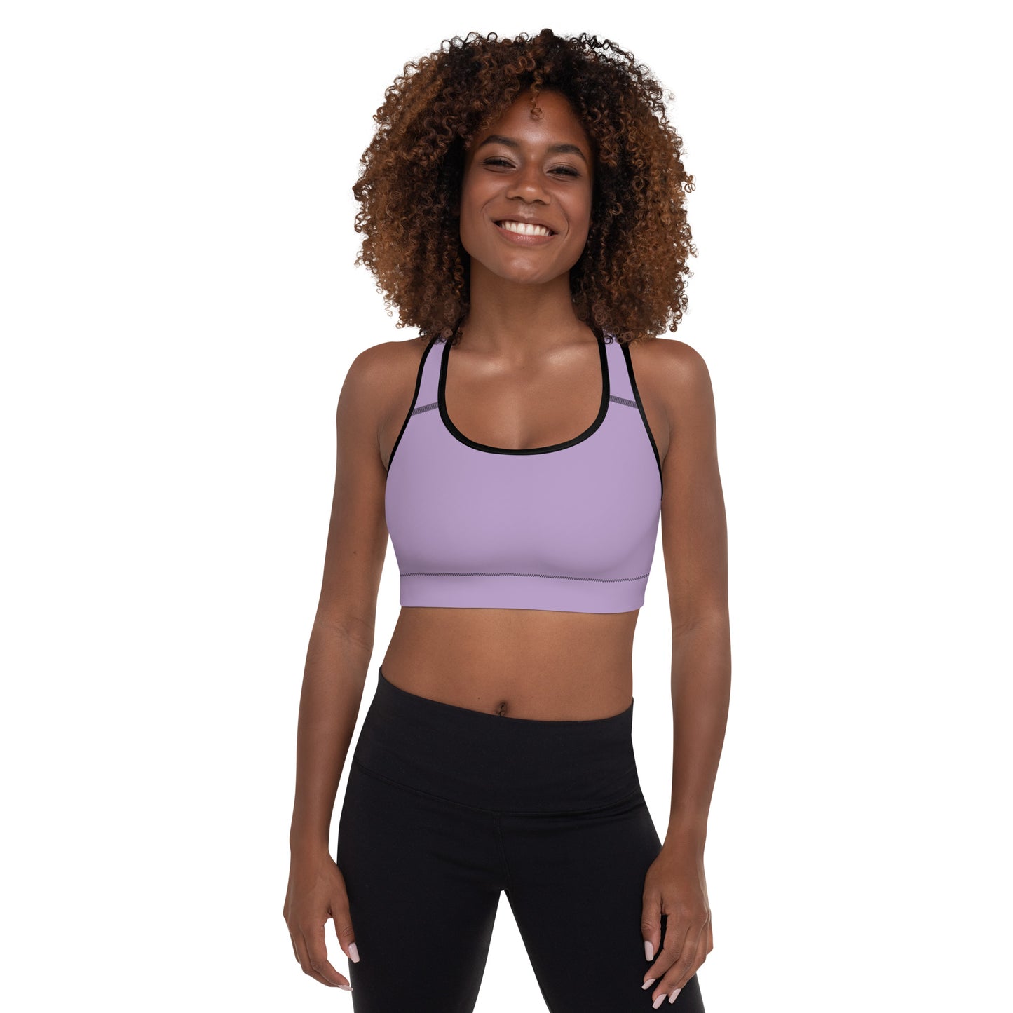 Lavender Padded Sports Bra