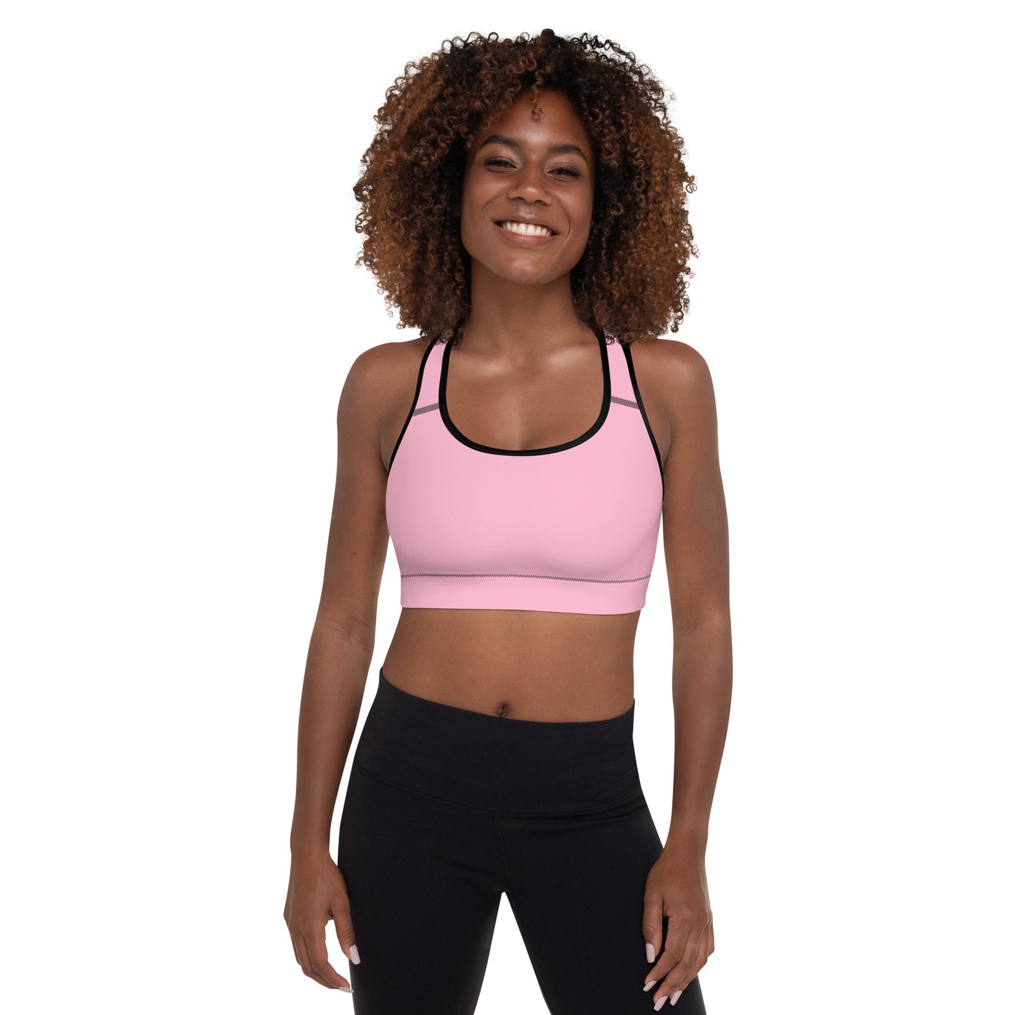 Light Pink Padded Sports Bra