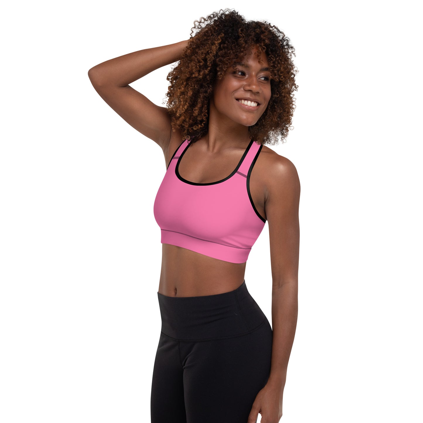 Barbie Pink Padded Sports Bra