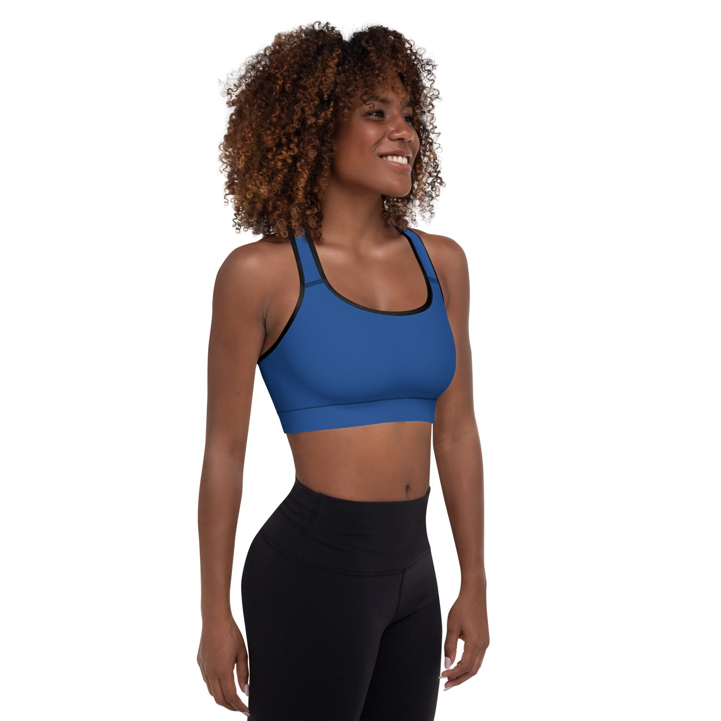 Royal Blue Padded Sports Bra