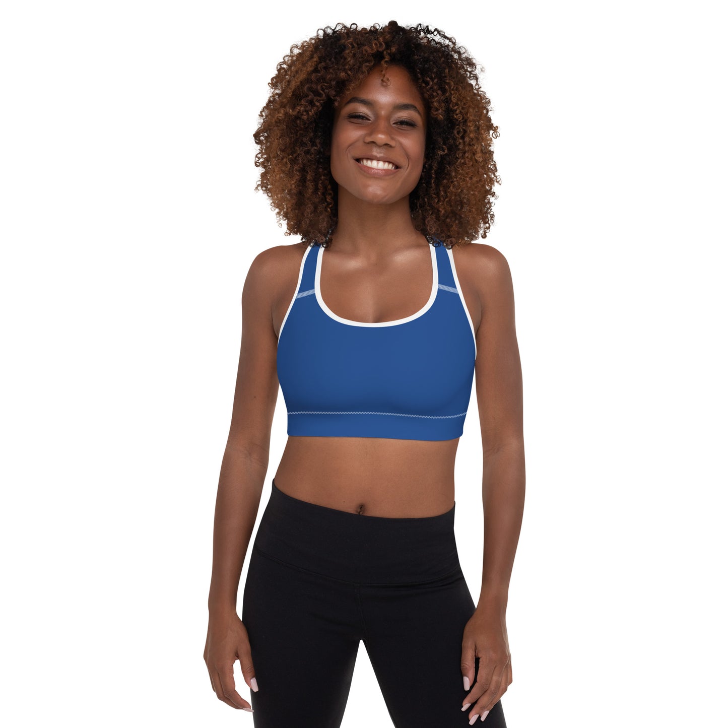 Royal Blue Padded Sports Bra