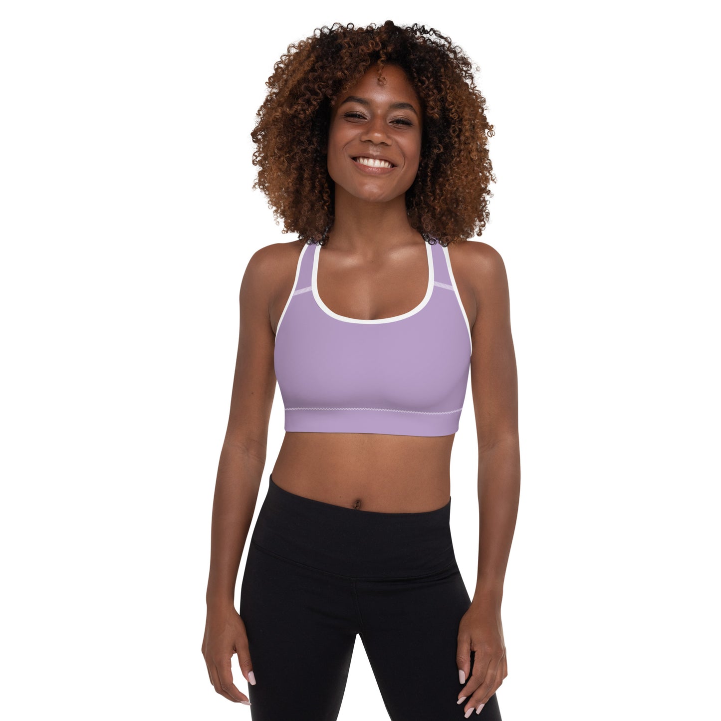 Lavender Padded Sports Bra