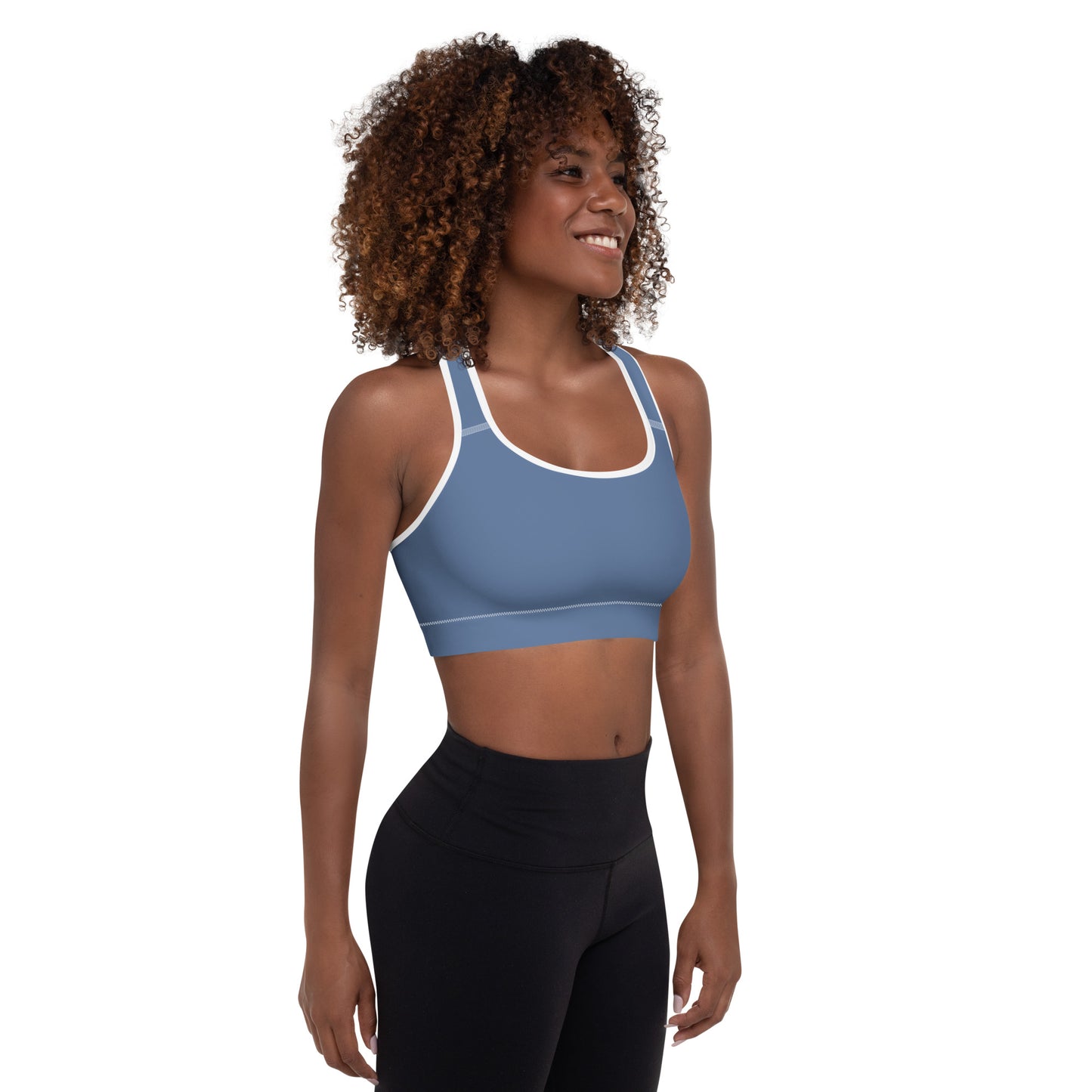 Kashmir Blue Padded Sports Bra