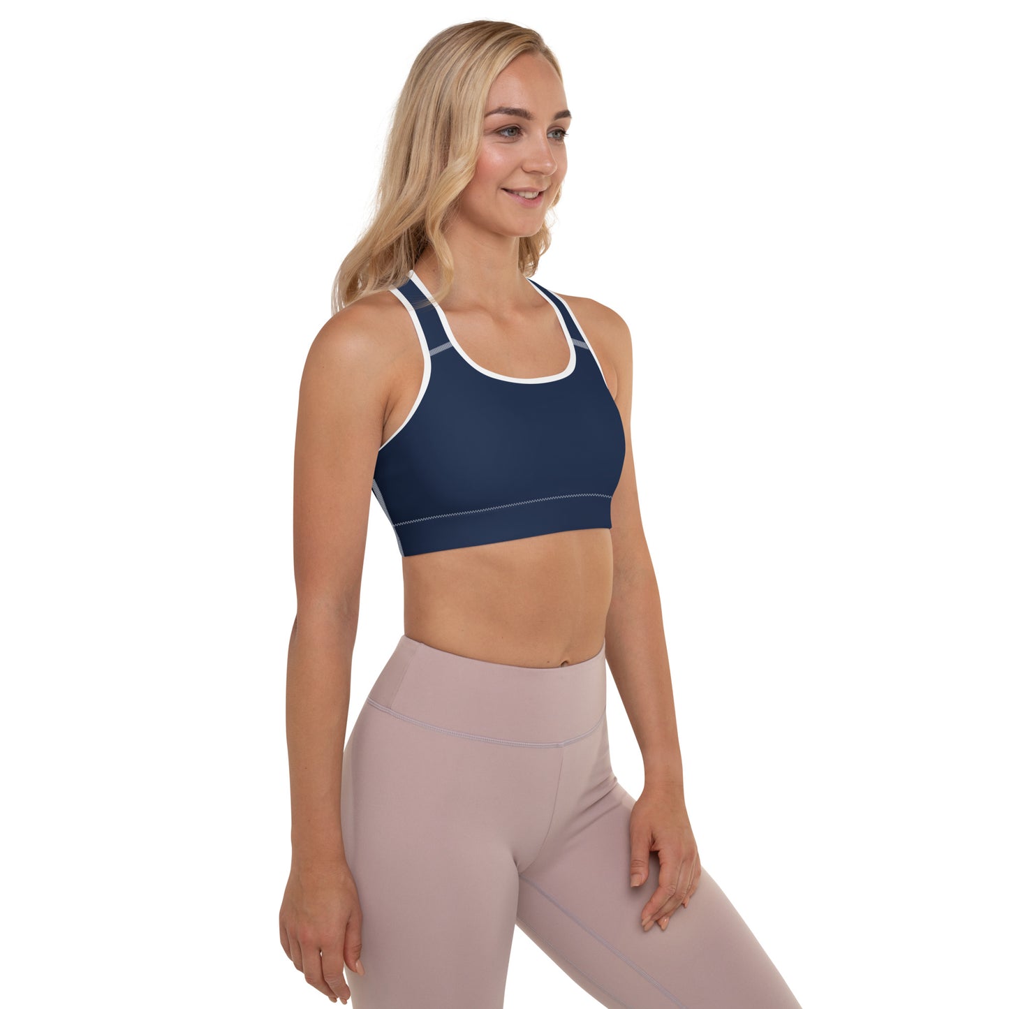 Navy Padded Sports Bra