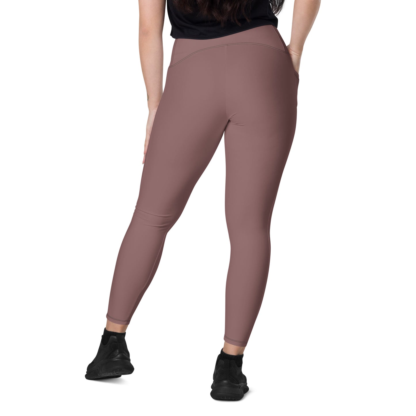 Light Brown Tight Leggings with Pockets