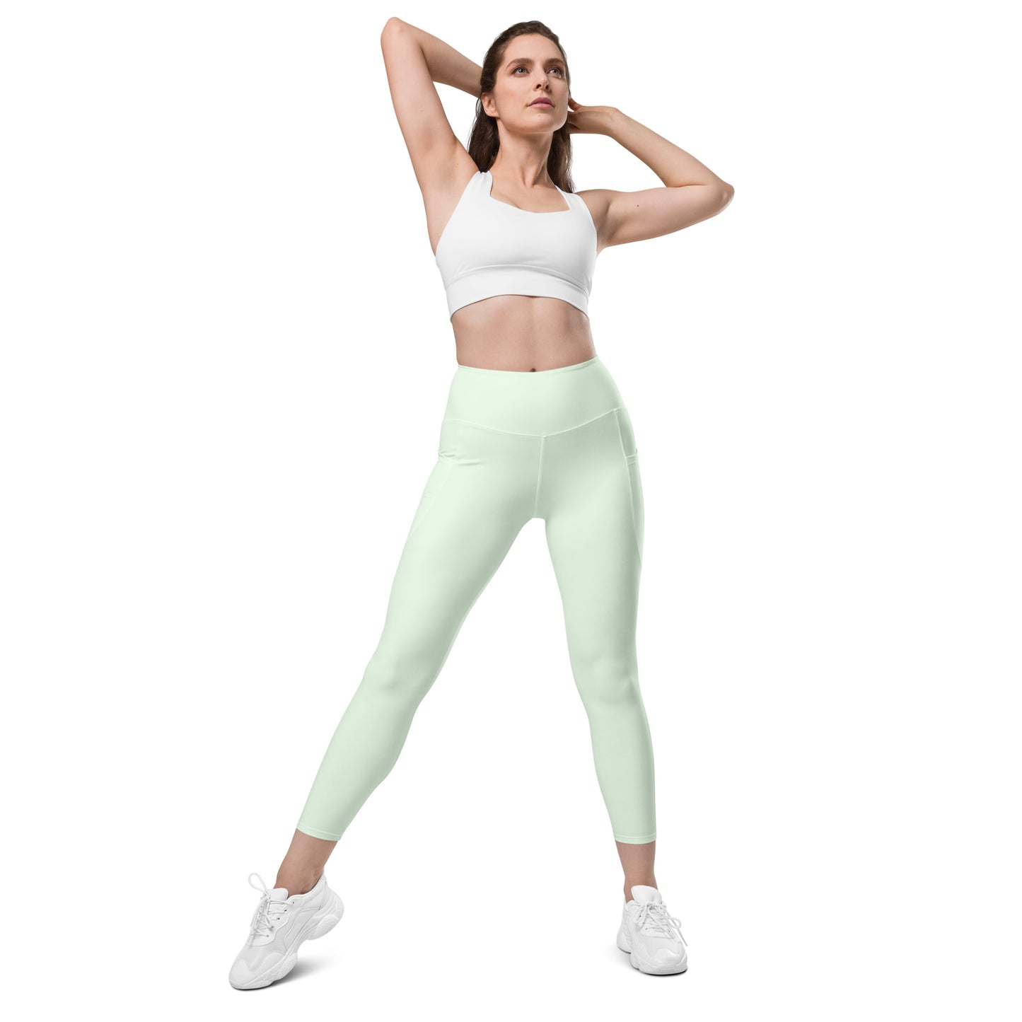 Pastel Mint Thight Leggings with pockets